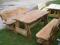 Meble ogrodowe Stół i ławki SOSNA
