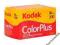 Kodak Color Plus 200/36 10 sztuk 08/2013 +GRATIS
