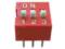 DIP switch x 3 czerwony 1 szt.