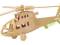 PUZZLE DREWNIANE 3D HELIKOPTER