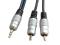 Kabel AUDIO STEREO JACK 3.5 - 2xRCA (CINCH) 1.5m