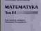 Matematyka tom III