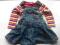 CHEROKEE bluzka + sukienka KOMPLET 86 12-18M nowa