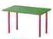 Stół do pracy / biurko VIKA AMON  z IKEA zielone