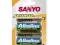 SANYO BATERIE ALKALICZNE LR20 2SZT/BLISTER LR20/2B