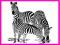 naklejki DEKORACJE ścienne - zebra, zebry - 190cm