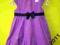 Sukienka spodniczka bombka fioletowa18-23 miesiace