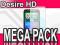 MEGA Pack 4w1 Folia =  HTC Desire HD = 5 szt. | HQ