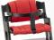 Poduszka do krzesła DanChair - COMFORT czerwona