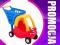 LITTLE TIKES COZY COUPE Z WÓZKIEM NA ZAKUPY + BON