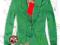 DI LOREN urocza  MARYNARKA BLEZER ZIELEŃ_42 (XL)