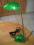 Lampka biurkowa halogenowa - zielona