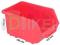 POJEMNIK MAGAZYNOWY CZERWONY - 165x110x75mm FVAT