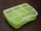 Plastikowe PUDEŁKO ZIELONE  190mm/150mm/35mm