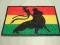 Emblemat znaczek NASZYWKA Reggae RASTA Lew Jamajka