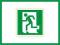 Znak ewakuacyjny Drzwi ewakuacyjne lewe FOTO