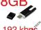 8GB dyktafon cyfrowy+pendrive+mp3 jakość 192kbps
