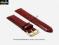 pasek do zegarka  20 mm  DILOY P260.20.4 BORDOWY
