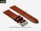 pasek do zegarka 22 mm DILOY SL6.22.3 BRĄZOWY