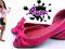 %% BUTY LATO WYCINANE ZDOBIONE 412 PINK ZAMSZ 41