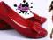 JESIEN BUTY BALERNIKI ZARAZ 1253 RED ZAMSZ/LAK 40