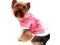 Ubranka dla psa Kamizelka różowa moro