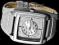 SZARY MĘSKI ZEGAREK - DUŻA TARCZA - PASEK RETRO