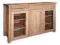 KOMODA DĘBOWA 150X45X100cm; MEBLE DĘBOWE