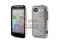 Etui Silver Perforated BackCover HTC Sensation