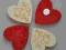 Serca, serduszka filcowe laserowo wycinane - 4
