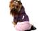 Ubranka dla psa Dresik śliwkowo różowy 2 częściowy