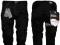 LEE KNOX 33/34 spodnie jeans proste czarne W33 L34