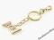 GUESS KEYCHAIN Gold Ribbon Logo UNIKAT !!