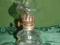 Maleńka szklana lampa naftowa - miniaturka sprawna