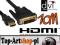 KABEL HDMI-DVI v1.3b 2560x1600 GOLD 10M FULLHD TV