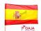 FLAGA Hiszpania Hiszpanii EURO trwała mocna _ GAJA