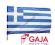 FLAGA Grecja Grecji Grecka EURO trwała mocna GAJA