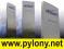 Pylon reklamowy 3x1 m ze stali kwasoodpornej inox