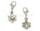 CH001 Zawieszki charms kwiatki z cyrkonią transpa CH001 Zawieszki charms kwiatki z cyrkonią transpa