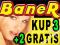 =HIT= BANER 2m/1m banery reklamowe GOTOWE PROJEKTY