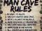 Man Cave Rules - plakat 61x91,5cm