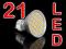 ŻARÓWKA GU10 21 SMD 5050>80 LED 230V IP44 400LM