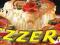 PIZZERIA pizza banner (3x1)m bar kuchnia piec hot