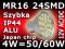 ŻARÓWKA DIODOWA LED MR16 24 SMD 60 80 WYS.GRATIS!