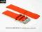 PASEK DO ZEGARKA 22 mm DILOY 327.12.22  POMARAŃCZ