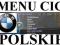 POLSKIE MENU nawigacja BMW E60 e70 X5 X6 e90 USA