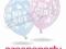 BALONY na NARODZINY It's a Girl It's a Boy balon