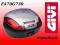 GIVI KUFER E470G730-silver-SIMPLY III-monolock