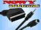 Kabel przewód EURO SCART-Video SVHS+mały JACK 3,5