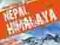 Nepal Himalaya - trekking map